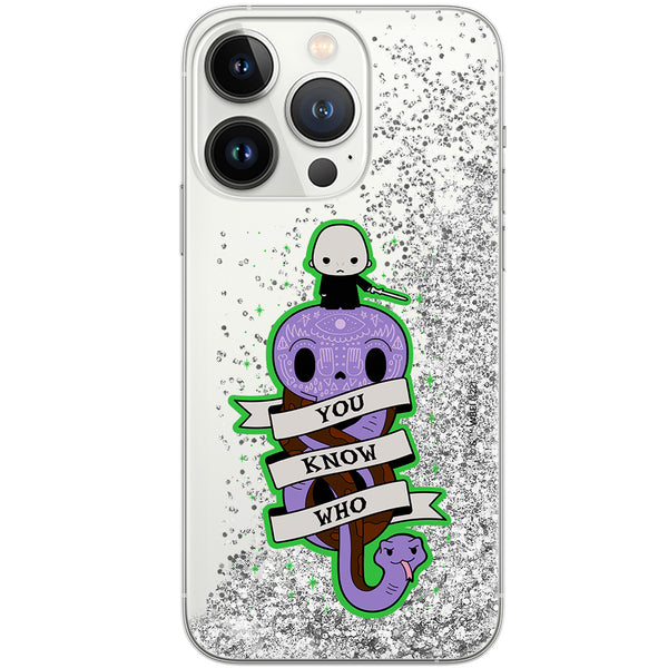 Phone Case Harry Potter 243 Harry Potter Liquid Glitter Silver