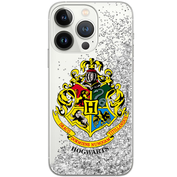 Phone Case Harry Potter 205 Harry Potter Liquid Glitter Silver