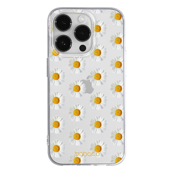 Phone Case Flowers 009 Babaco Partial Print Transparent