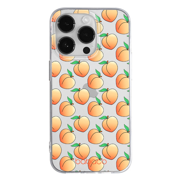 Phone Case Peaches 001 Babaco Partial Print Orange