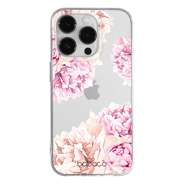 Phone Case Flowers 001 Babaco Partial Print Transparent