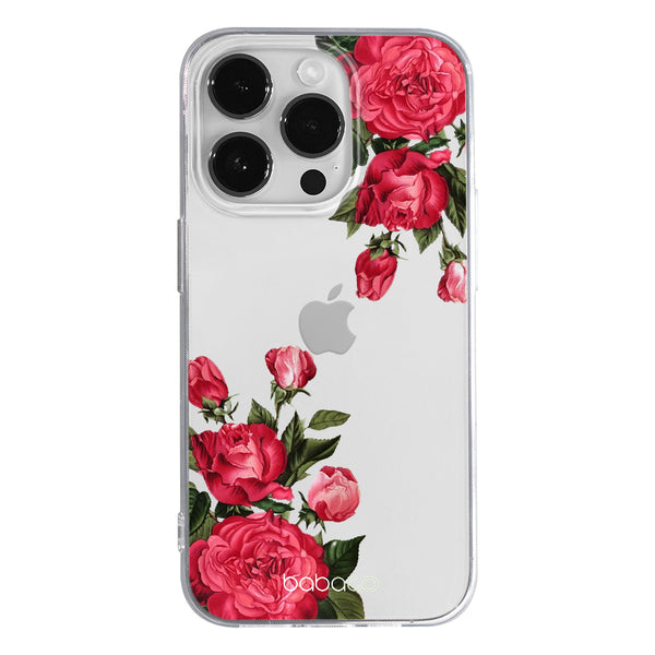 Phone Case Flowers 007 Babaco Partial Print Transparent