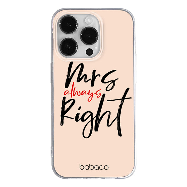 Phone Case Mrs Right 001 Babaco Full Print Beige