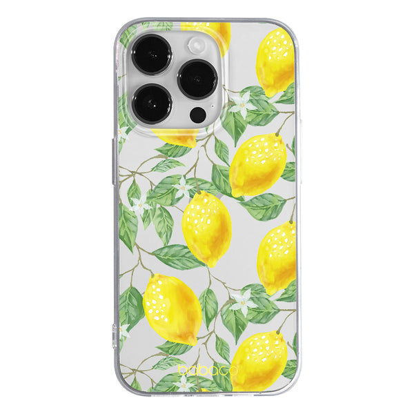 Phone Case Fruits 002 Babaco Partial Print Transparent