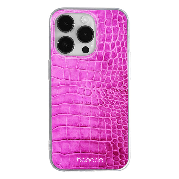 Phone Case Animals 002  Crocodile Babaco Full Print Pink