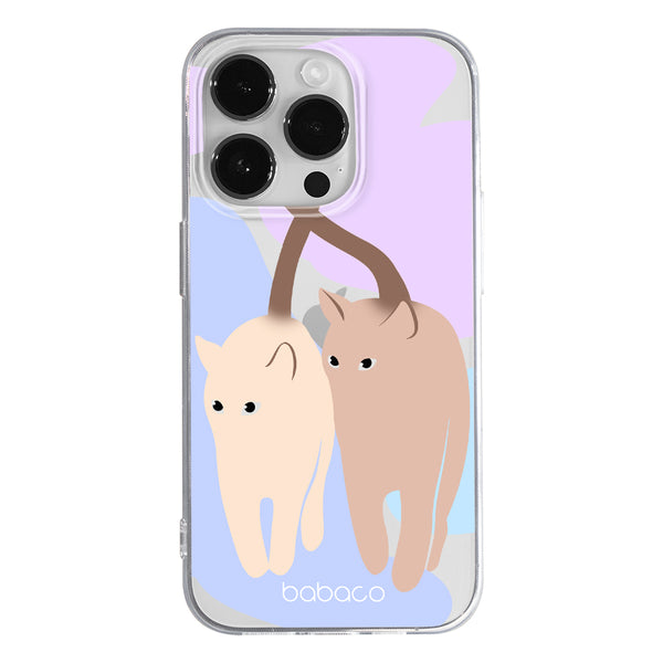 Phone Case Cats 013 Babaco Partial Print Transparent