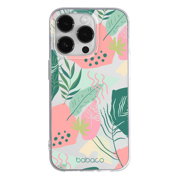 Phone Case Plants 010 Babaco Partial Print Transparent