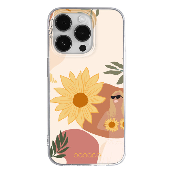 Phone Case Flowers 015 Babaco Full Print Beige