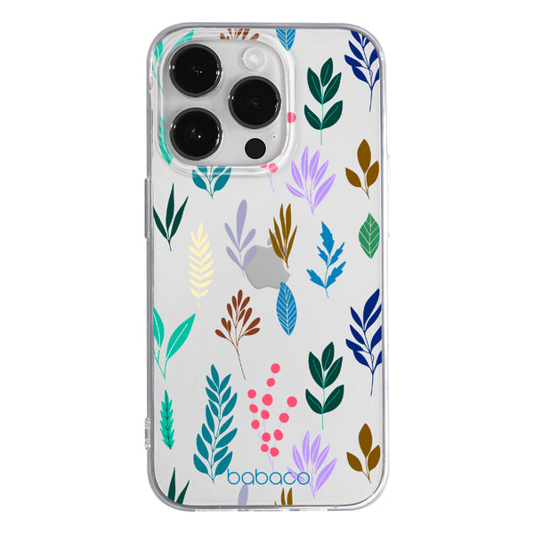 Phone Case Plants 014 Babaco Partial Print Transparent