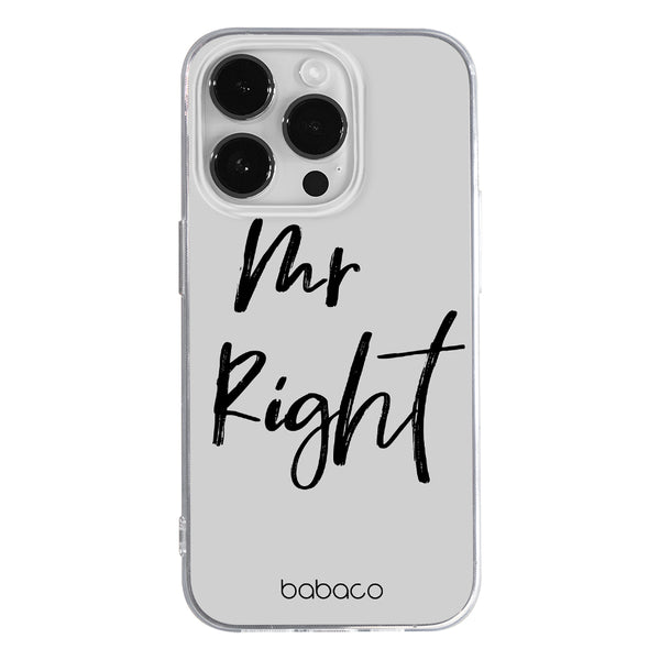 Phone Case Mr Right 001 Babaco Full Print Gray