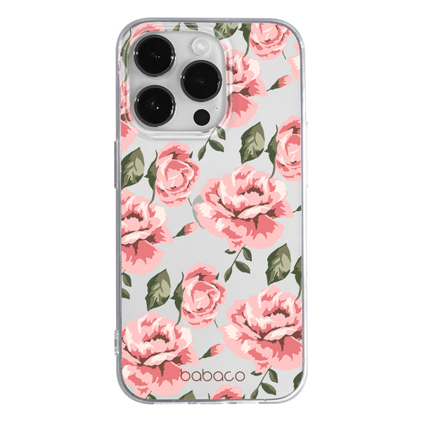 Phone Case Flowers 013 Babaco Partial Print Transparent