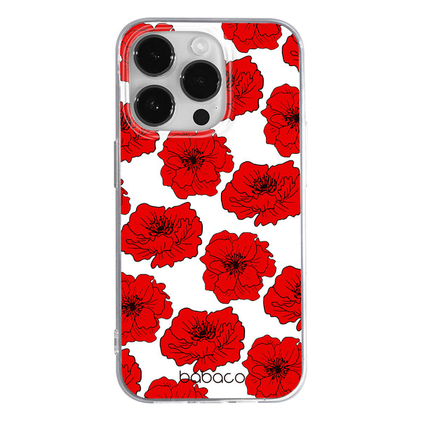 Phone Case Flowers 018 Babaco Full Print Red