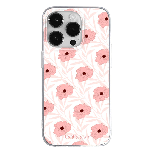 Phone Case Flowers 017 Babaco Full Print Light Pink