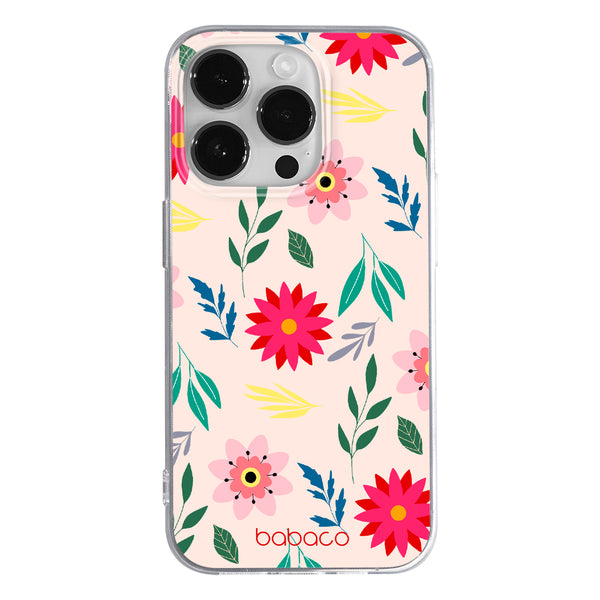 Phone Case Flowers 010 Babaco Full Print Light Pink