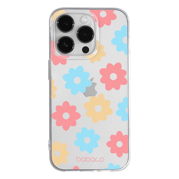 Phone Case Flowers 011 Babaco Partial Print Transparent