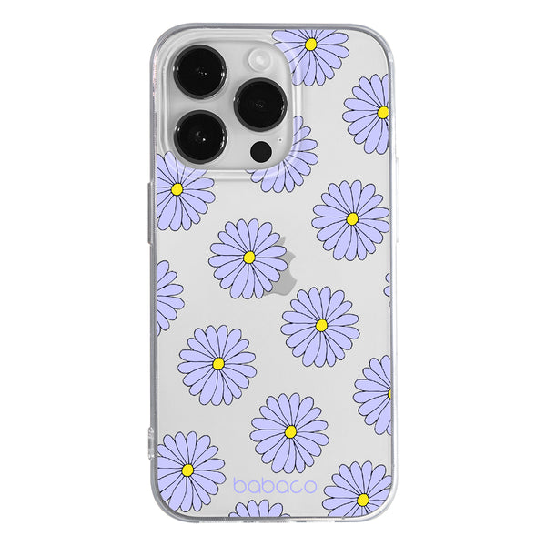 Phone Case Flowers 021 Babaco Partial Print Transparent