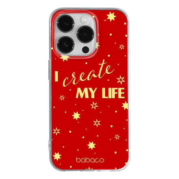 Phone Case Positive vibes 006 Babaco Full Print Red