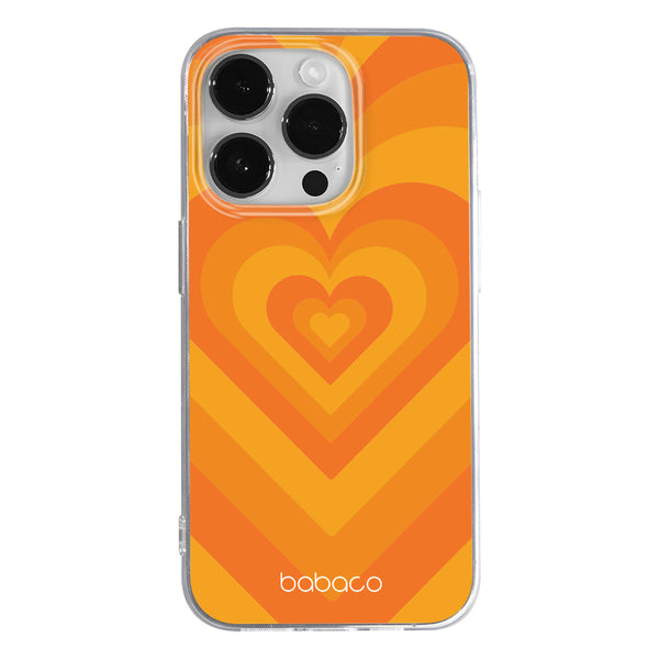 Phone Case Hearts 007 Babaco Full Print Orange