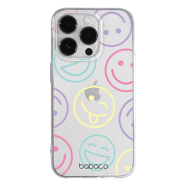 Phone Case Positive vibes 002 Babaco Partial Print Transparent