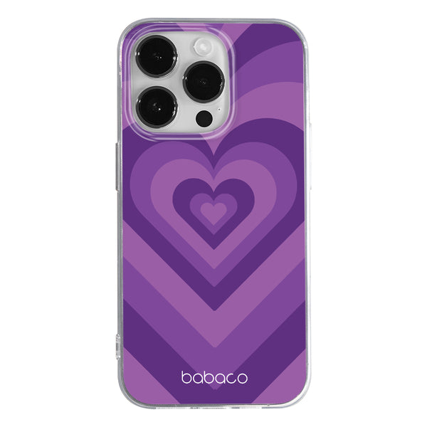 Phone Case Hearts 007 Babaco Full Print Purple