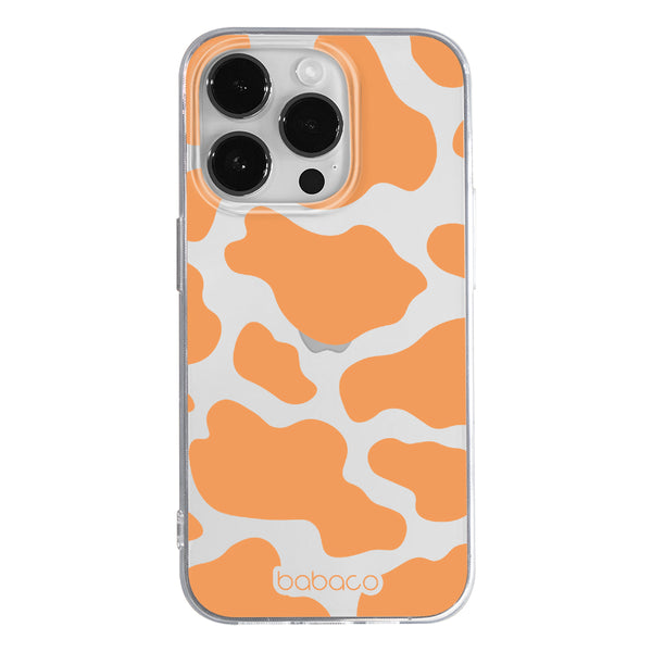 Phone Case Animals 001 Cow Babaco Partial Print Orange