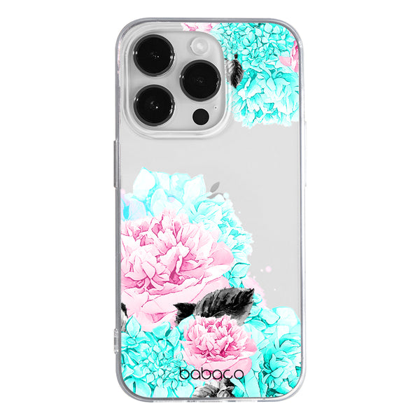 Phone Case Flowers 002 Babaco Partial Print Transparent