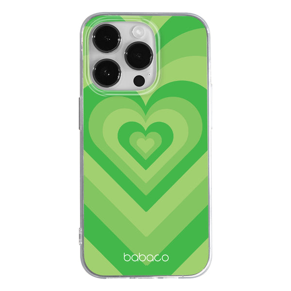 Phone Case Hearts 007 Babaco Full Print Green