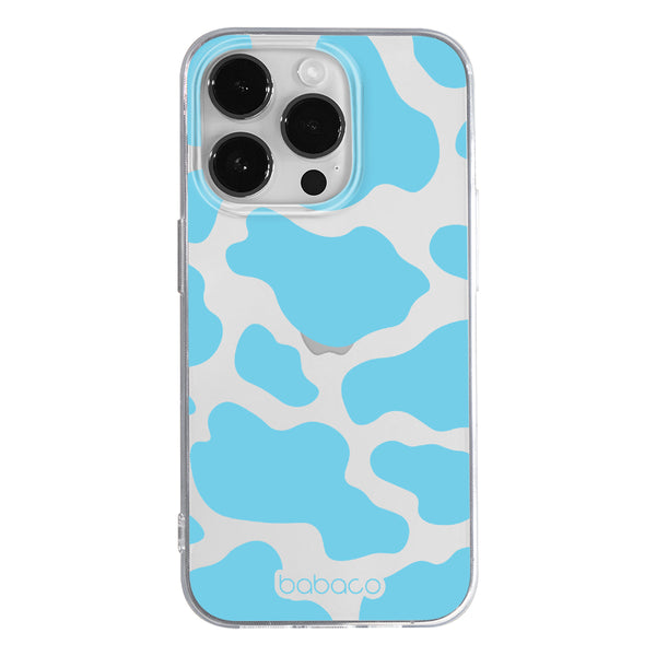 Phone Case Animals 007 Cow Babaco Partial Print Blue