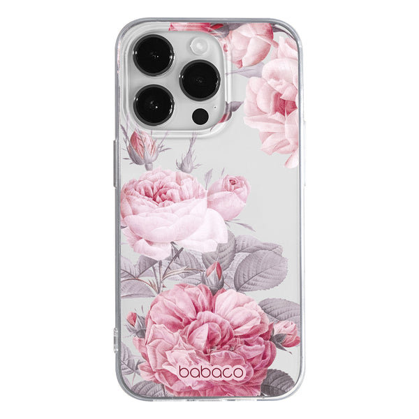 Phone Case Flowers 050 Babaco Partial Print Transparent