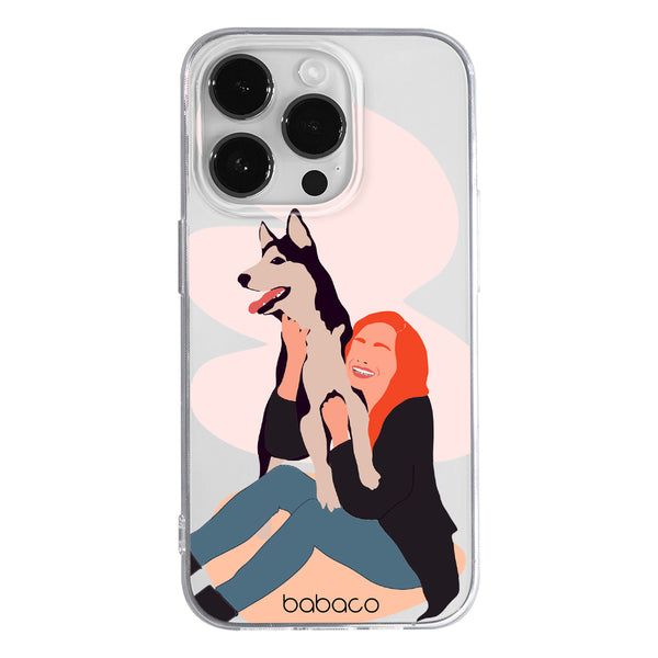 Phone Case Dogs 004 Babaco Partial Print Transparent