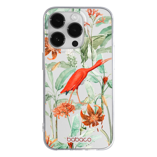 Phone Case Flowers 049 Babaco Partial Print Transparent