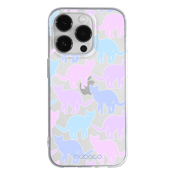 Phone Case Cats 011 Babaco Partial Print Transparent