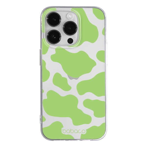 Phone Case Animals 007 Cow Babaco Partial Print Green