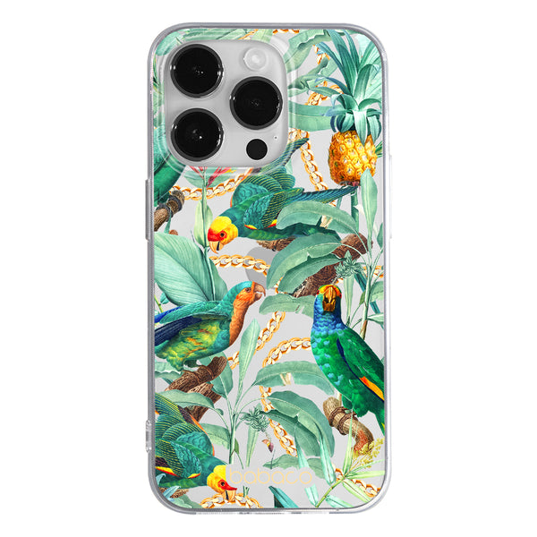 Phone Case Flowers 058 Babaco Partial Print Transparent