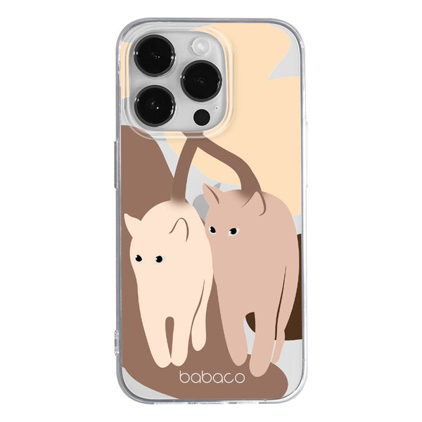 Phone Case Cats 002 Babaco Partial Print Transparent