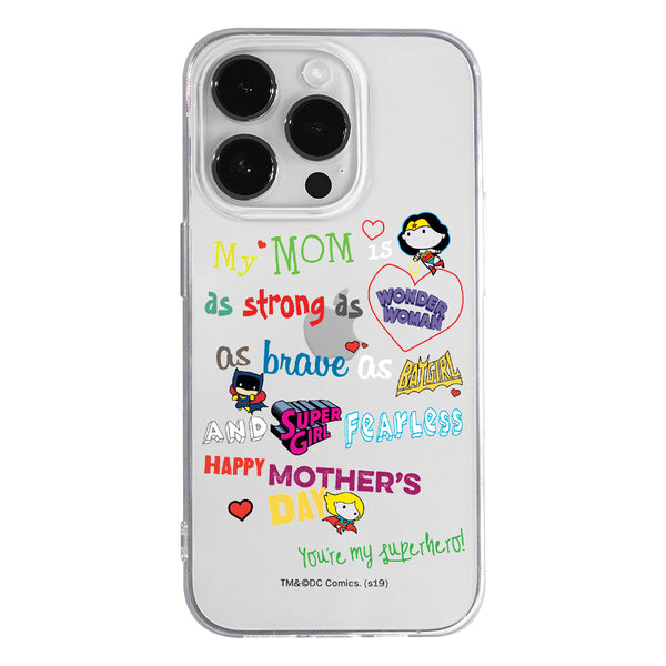 Phone Case Super Girls 004 DC Partial Print Transparent