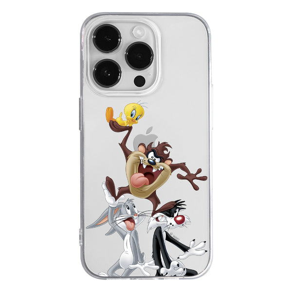 Phone Case Looney Tunes 001 Looney Tunes Partial Print Transparent