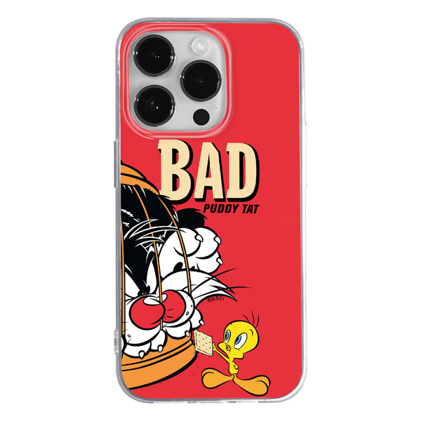 Phone Case Sylvester & Tweety 003 Looney Tunes Full Print Red