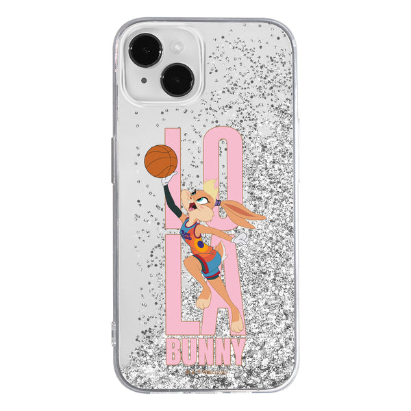 Phone Case Space Jam 028 Looney Tunes Liquid Glitter Silver