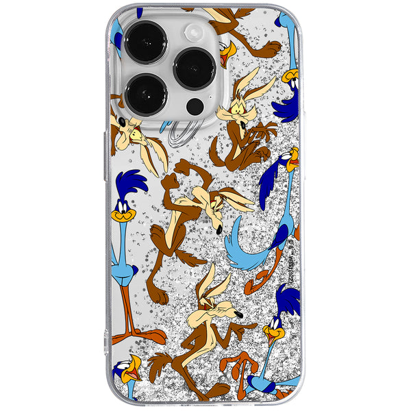 Phone Case Looney Tunes 021 Looney Tunes Liquid Glitter Silver