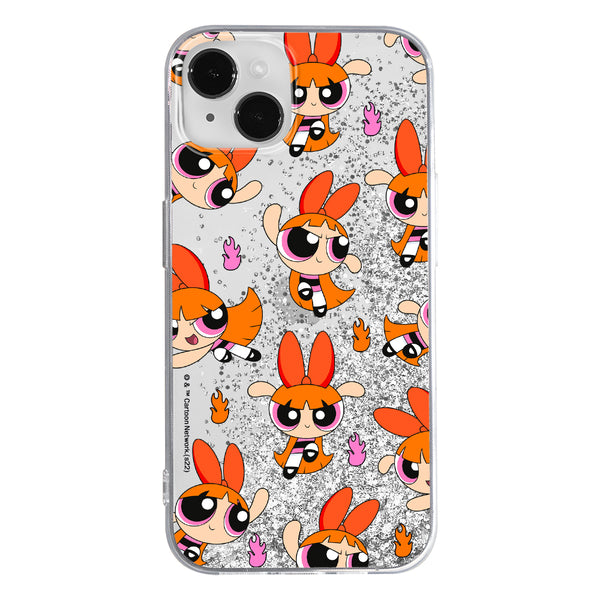 Phone Case Powerpuff Girls 007 The Powerpuff Girls Liquid Glitter Silver