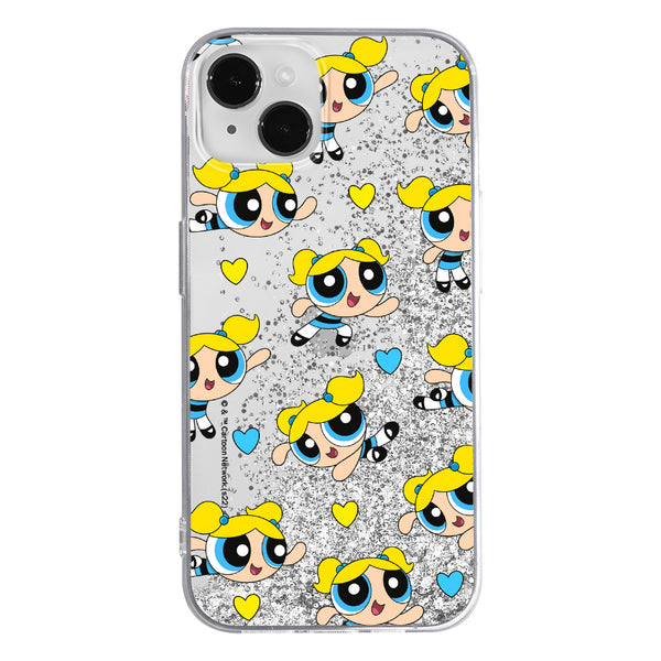 Phone Case Powerpuff Girls 008 The Powerpuff Girls Liquid Glitter Silver