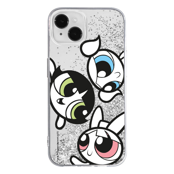 Phone Case Powerpuff Girls 014 The Powerpuff Girls Liquid Glitter Silver