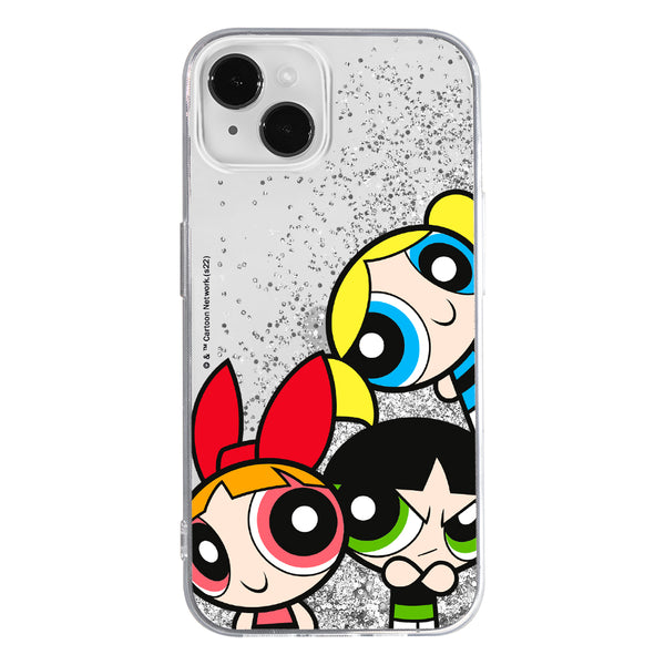 Phone Case Powerpuff Girls 015 The Powerpuff Girls Liquid Glitter Silver