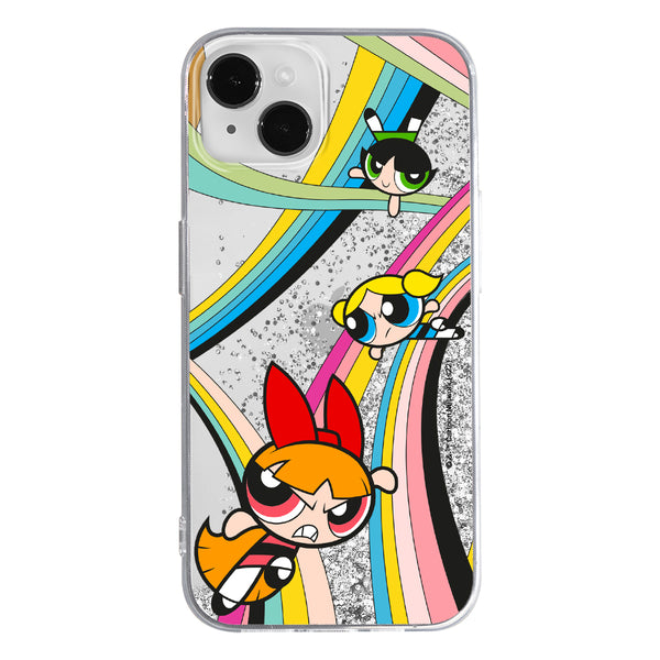 Phone Case Powerpuff Girls 020 The Powerpuff Girls Liquid Glitter Silver