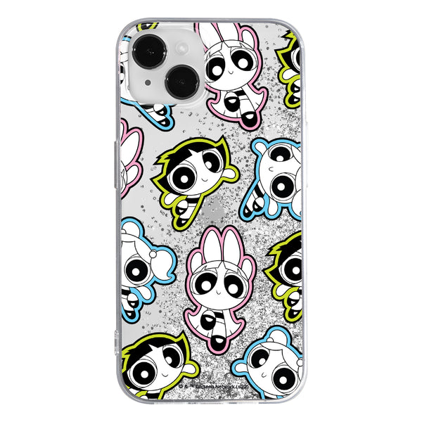 Phone Case Powerpuff Girls 022 The Powerpuff Girls Liquid Glitter Silver