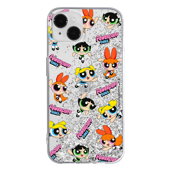 Phone Case Powerpuff Girls 028 The Powerpuff Girls Liquid Glitter Silver