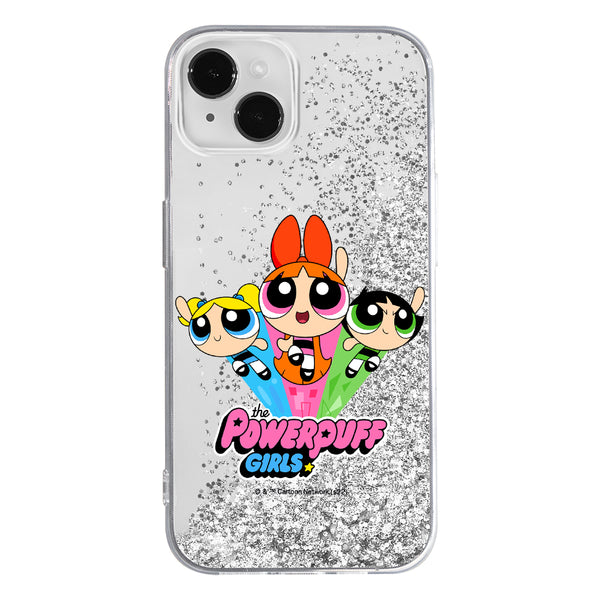 Phone Case Powerpuff Girls 029 The Powerpuff Girls Liquid Glitter Silver