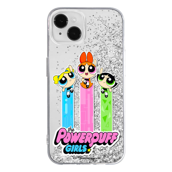 Phone Case Powerpuff Girls 030 The Powerpuff Girls Liquid Glitter Silver