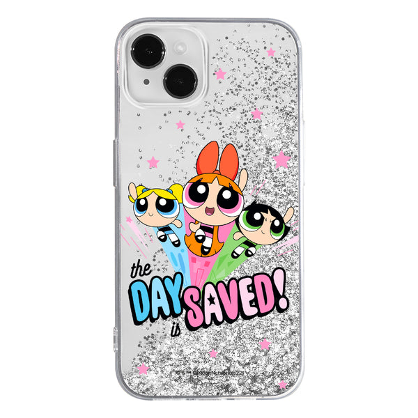 Phone Case Powerpuff Girls 031 The Powerpuff Girls Liquid Glitter Silver